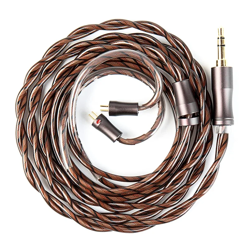 KBEAR Cadence conducteur Composite plaqué argent en cuivre haute pureté avec couche de blindage haute densité câble de mise à niveau pour écouteurs HiFi
