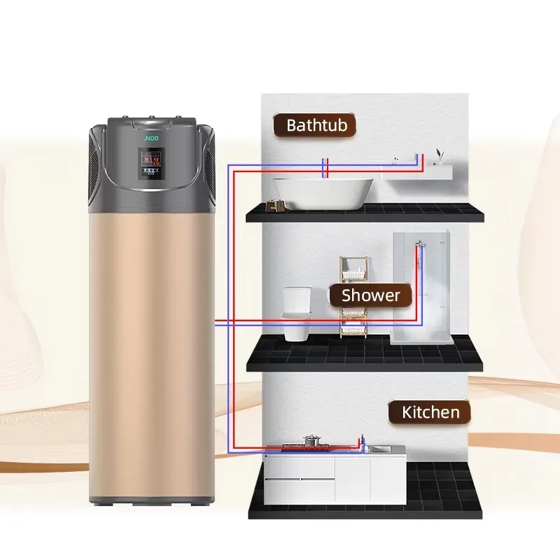 

300L Multi-function R134A All In One Air Source Heat Pump Hot Water Heater For Sanitary Hot Water