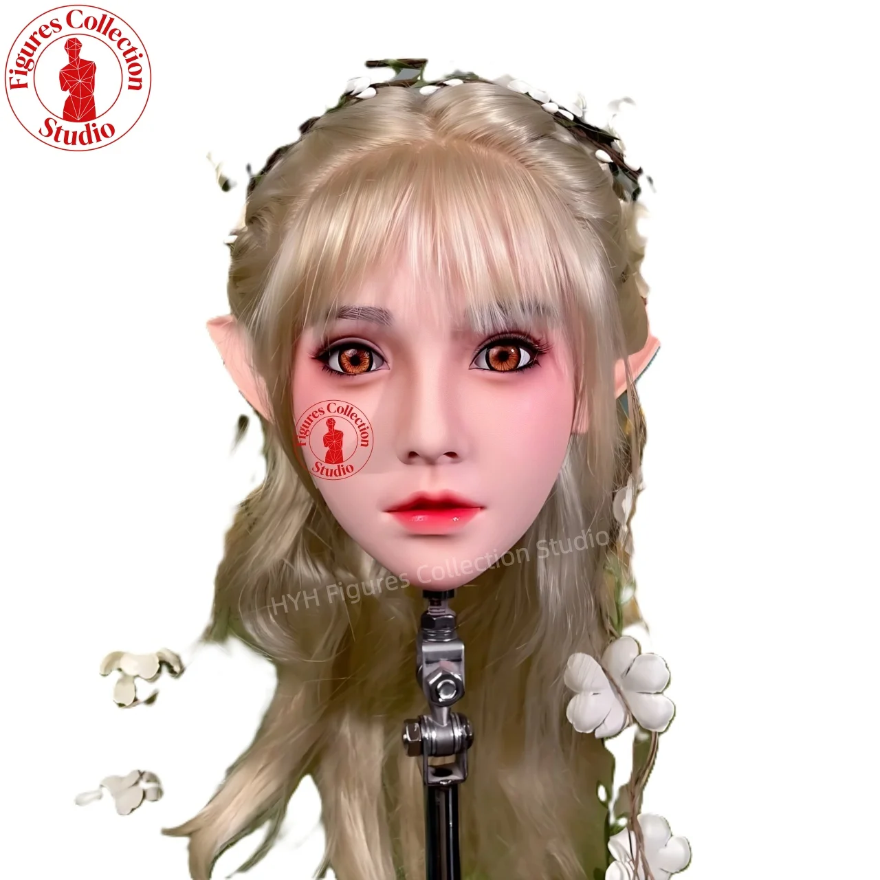 

Манекен головы Artisan Makeup Head HYH-SHB-KB-0049 в натуральную величину, интерфейс M16, ультрареалистичный для причесок, украшений, фотографии