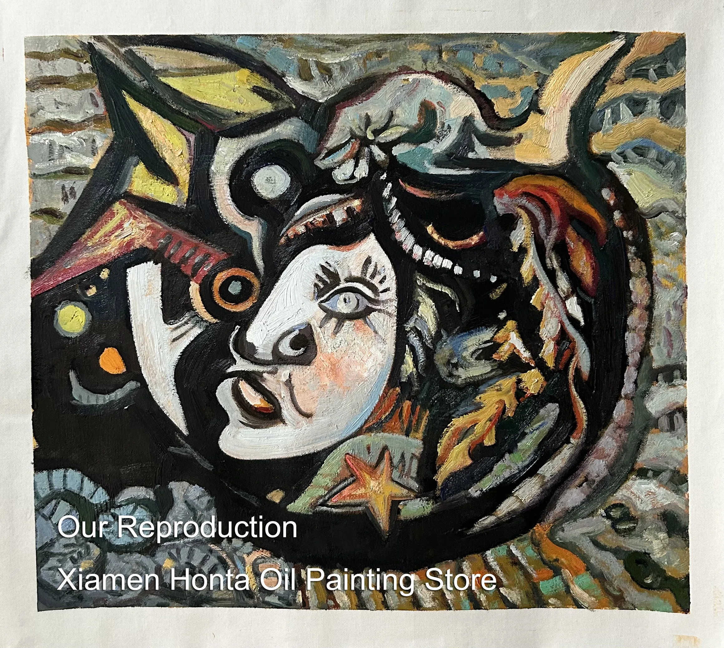 Mask By Jackson Pollock Hand Painted Oil Painting Abstract Expressionism Famous Artwork Canvas Wall Decor For Living Room Bedroo