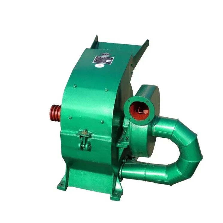 Büyük Özel Ağaç Dalı Ahşap Biyo Mısır Koçanı Ceviz Kabuğu Parçalayıcı Öğütücü Ahşap Parçalayıcı Kırma Makinesi Bıçaklı Dizel Motor