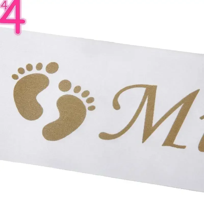 Mommy Mum To Be Sash Baby Boy Girl Baby Shower Decoration Sash Newborn Party Decoration Etiquette Belt