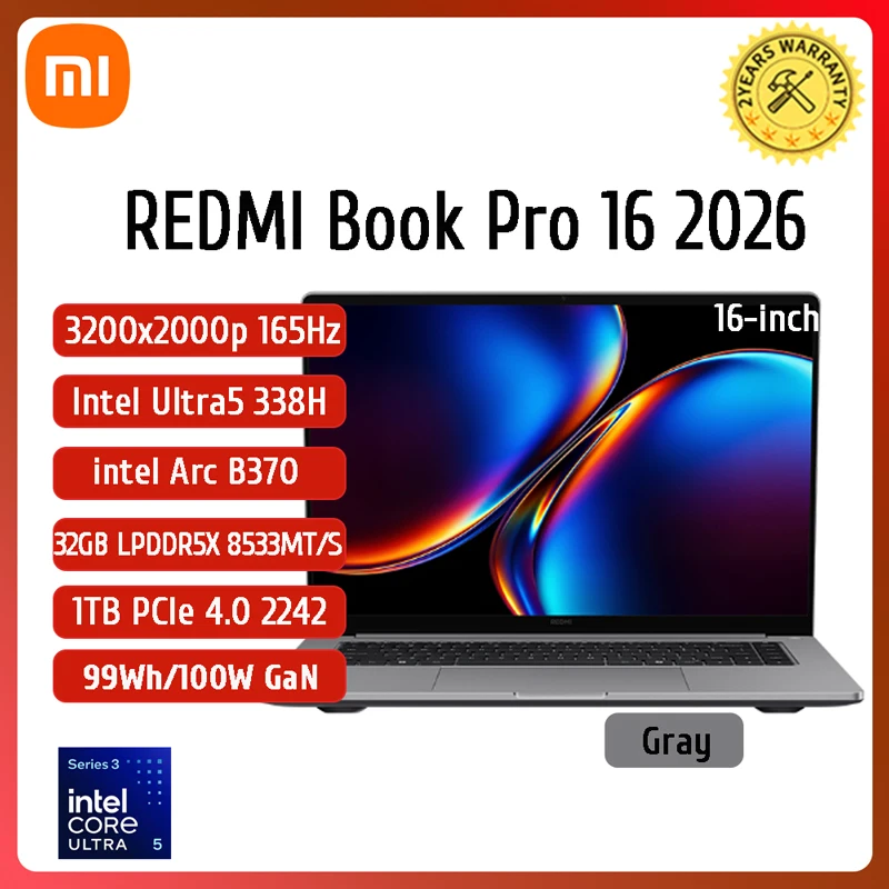 Xiaomi REDMI Book Pro 16 32GB 1TB 165Hz Laptop
