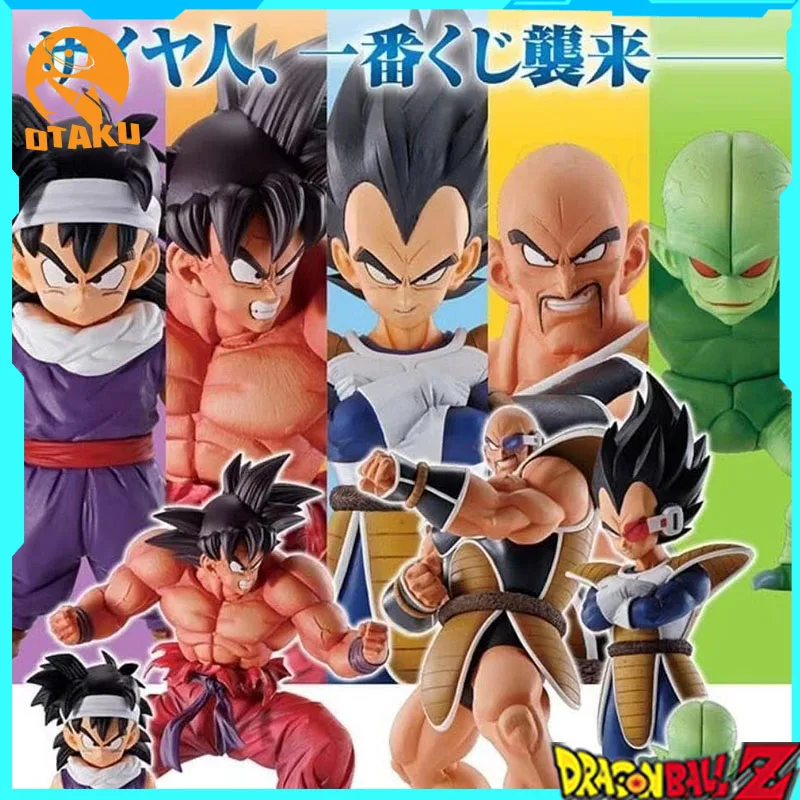

Original Dragon Ball Z Vegeta Nappa Son Goku Son Gohan Anime Model Toys For Boys Gifts Original Box Collectibles Gift Desk Toys