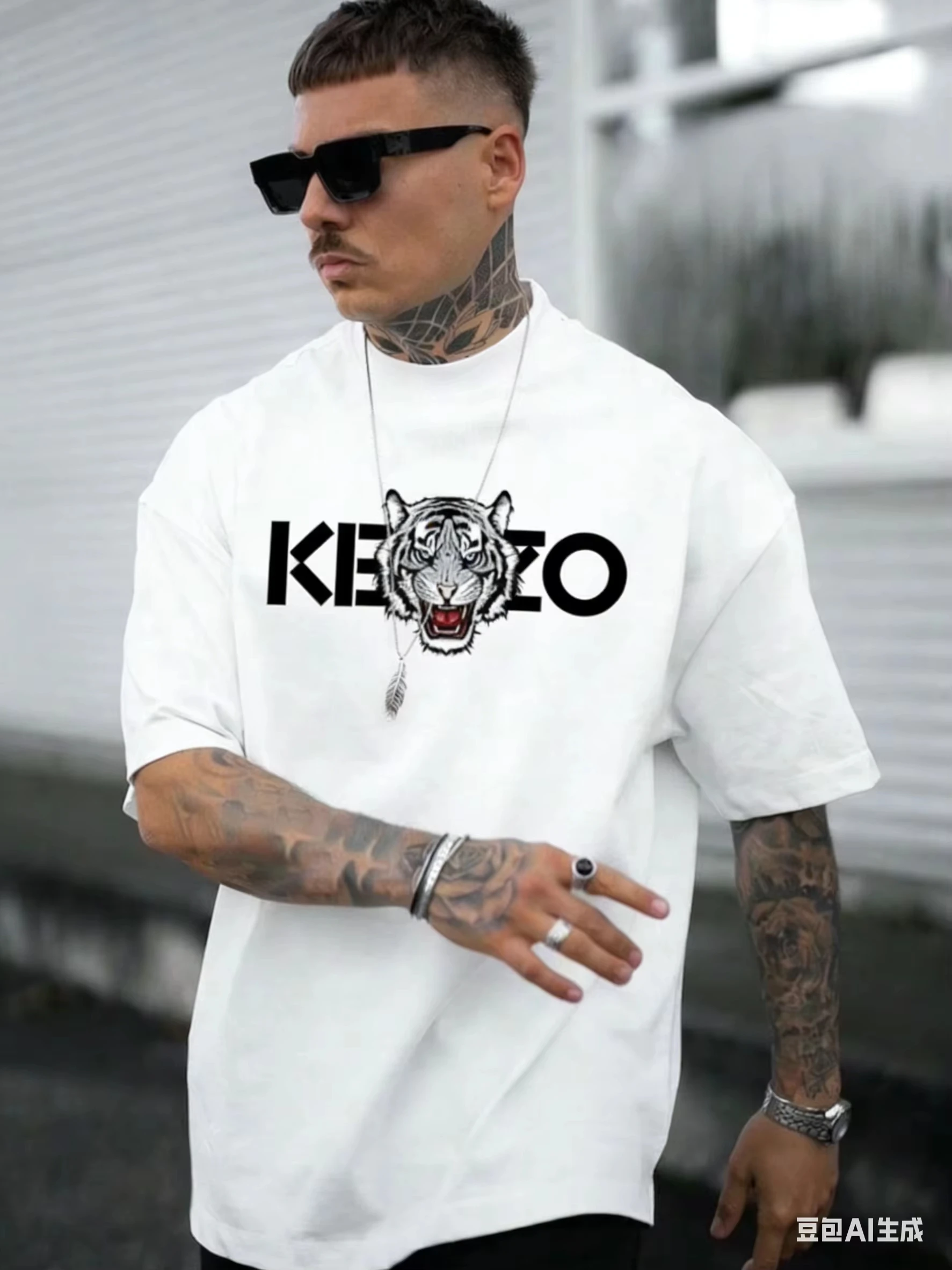 New Fashion Unisex 2026 Oversize Luxury Brand Graphic TShirt Mens Womens PRint Tee Summer Casual Short Sleeve Round Neck Unisex