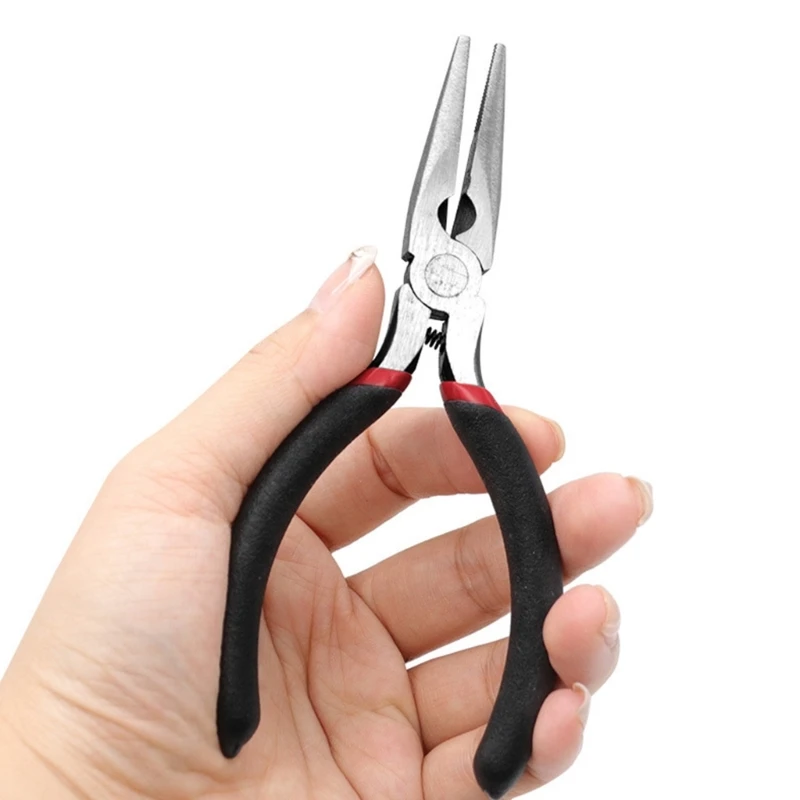 5inch Needle Nose Pliers Long Nose Pliers for Accurate Operations in Home Maintenance, Electronics, Jewelry Making