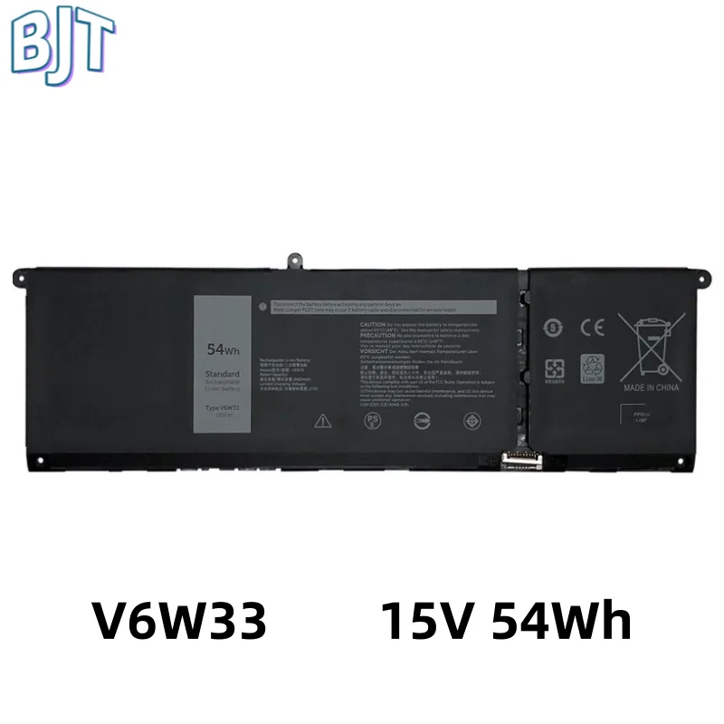 15V 54Wh Lithium-ion V6W33 Laptop Battery for Dell Latitude 13 3320 Inspiron 15 5415 5510 5515 0XDY9K G91J0 PG8YJ 927N5 4Cell