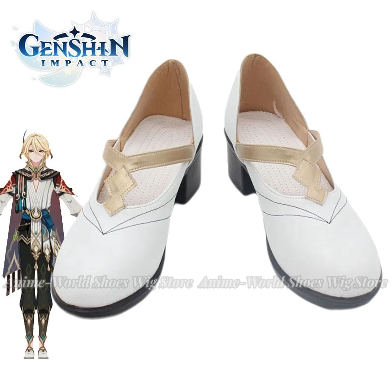 

Game Genshin Impact Kaveh Cosplay Shoes Halloween Carnival Boots PU Shoes Cosplay Props Custom Made