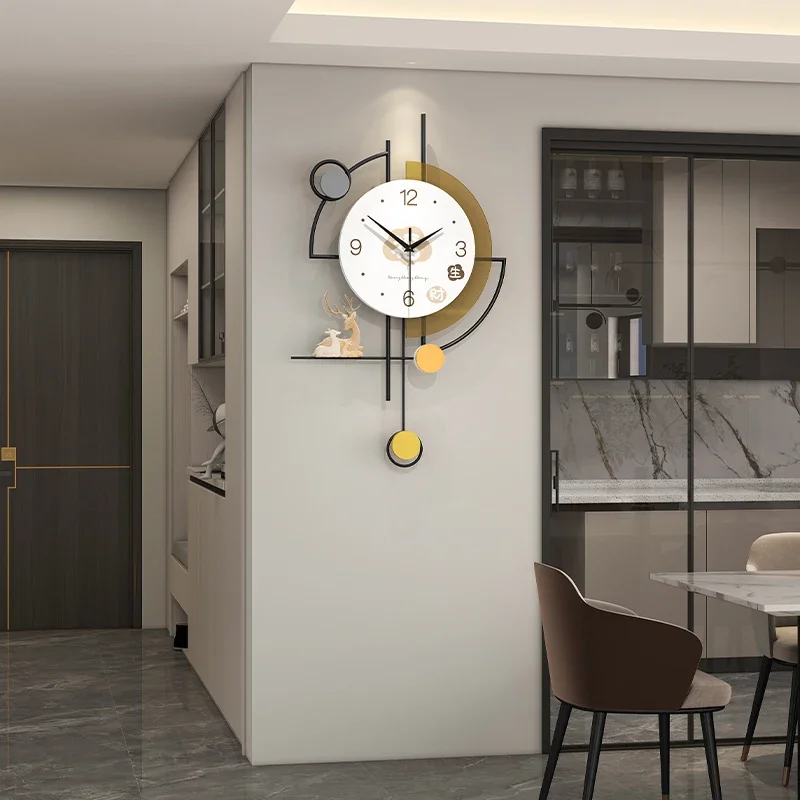 Minimalist Digital Wall Clock Round Nordic Design Silent Slim Profile for Bedroom Living Room Office Modern Home Decor