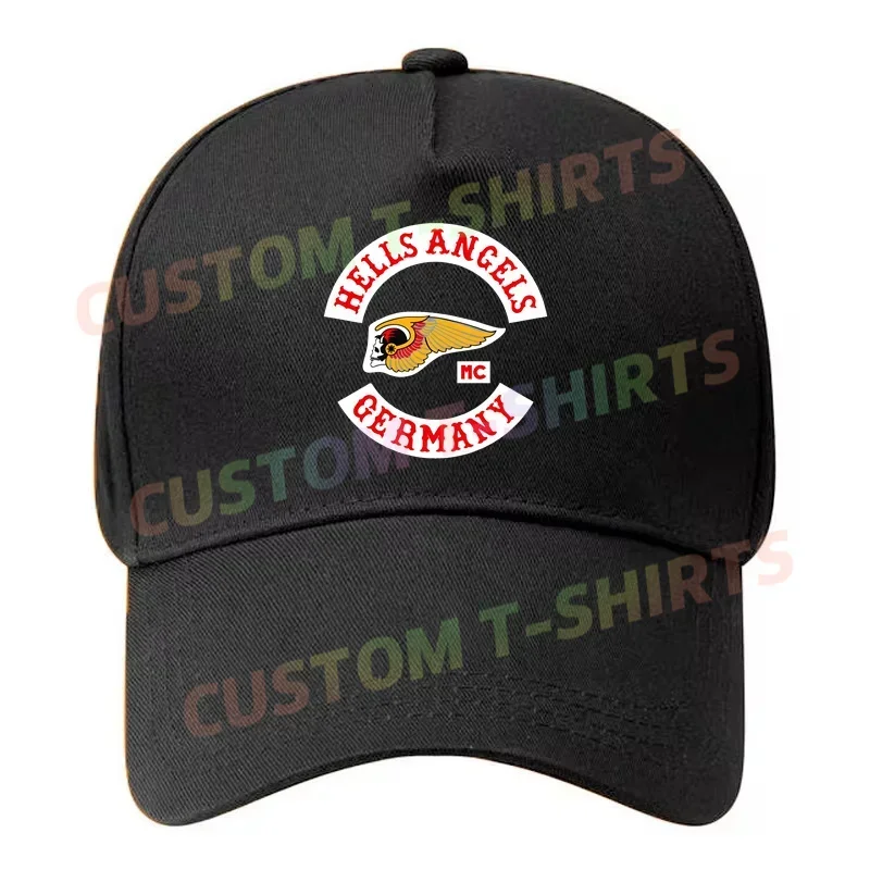 

Black Cap Hells Angels Motorcycle Club Germany Baseball Cap Snapback Caps Casquette Hats Fitted Gorras Hip Hop Dad Hats Unisex