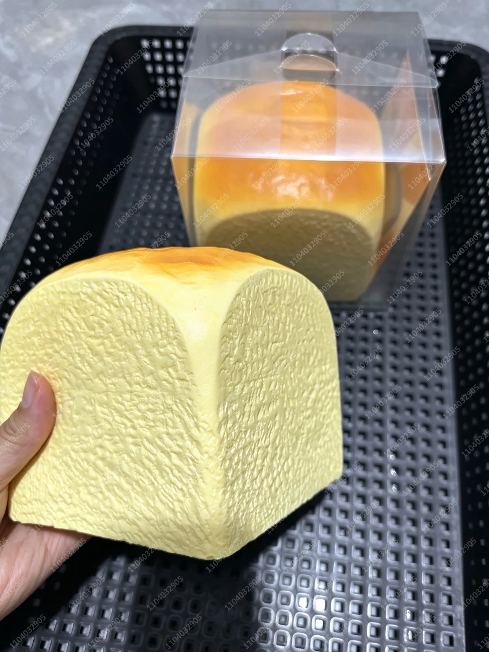 Moozy Giant Hawaii Toast Slow Rising Squishy Ultra Moist Plump Giant Toast Thick Clay Texture ASMR Stress Reliever Fidget Toys