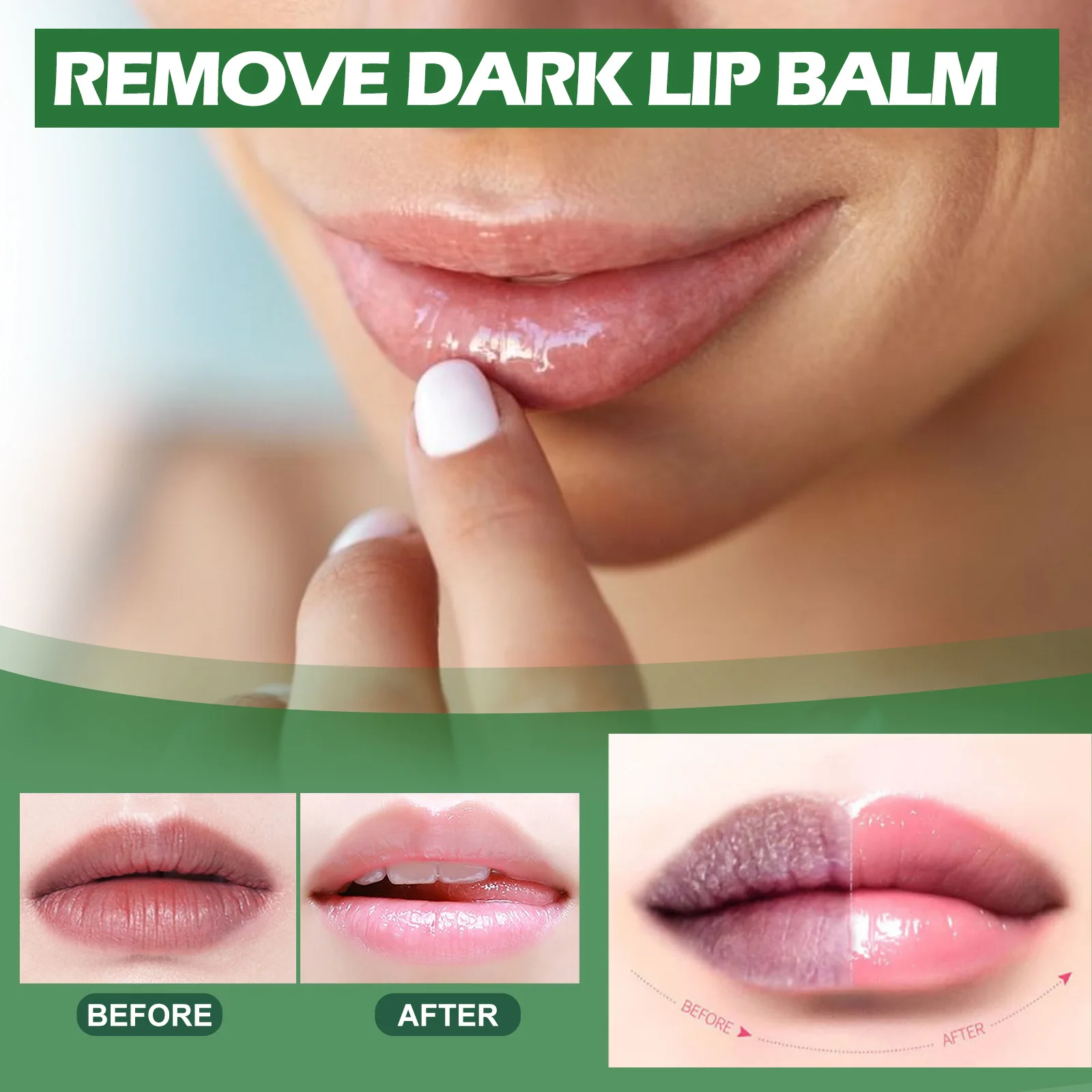 Remove Dark Lip Balm Reducing Obvious Lip Lines Long-lasting Moisturizing Water Hydrating Lip Oil Lipstick Makeup Cosmetics