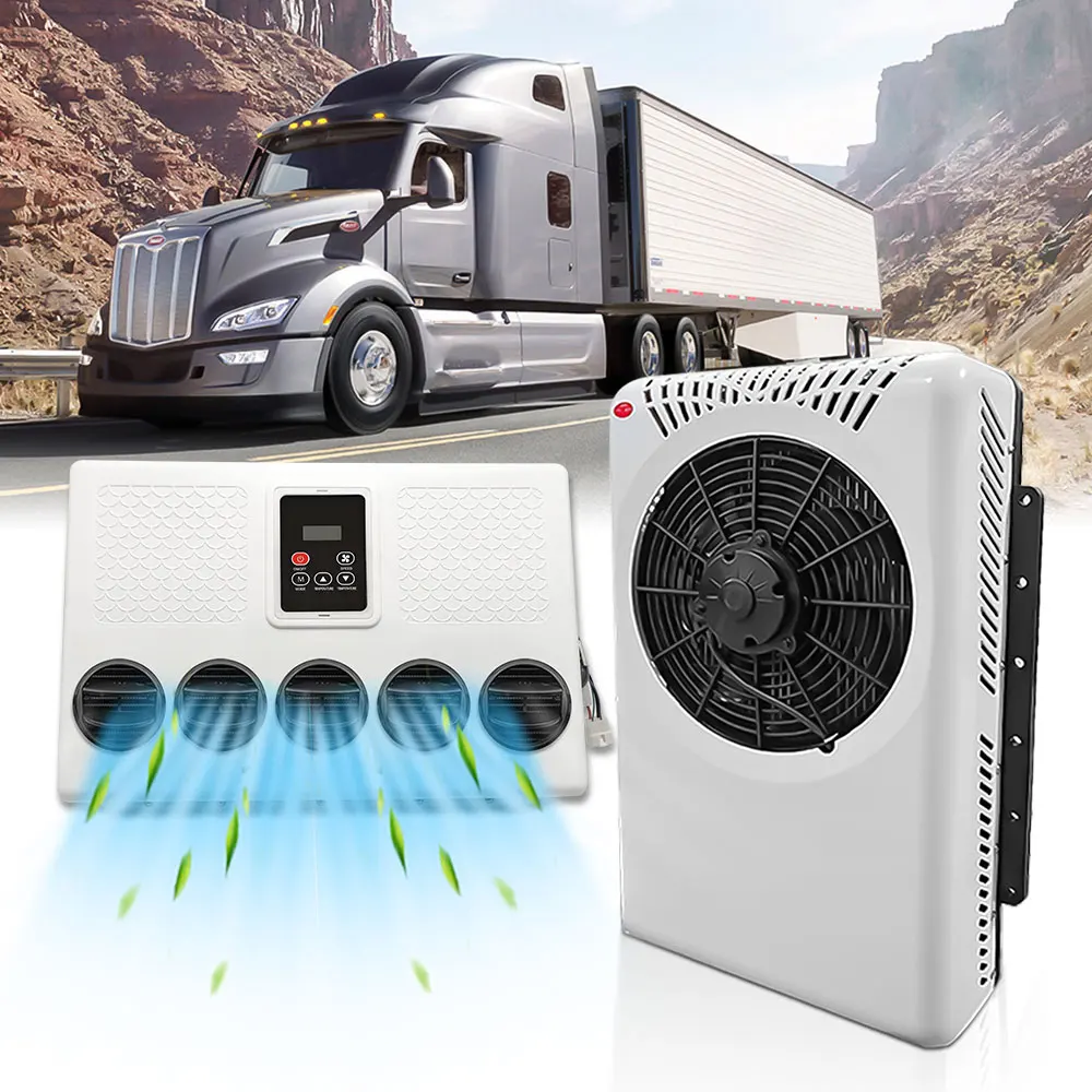 

Aspligo 10500BTU 12V/24V Split Air Conditioner Energy Efficient Car/Truck/RV AC Parking AC for Camper, Boat, Motorhome Low noise