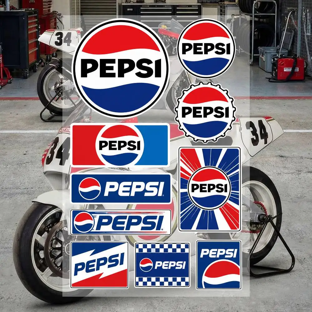 P-eP-S-i Ästhetische Graffiti Wasserfeste PVC-Aufkleber für Auto Motorrad Skateboard Helm Notizbuch