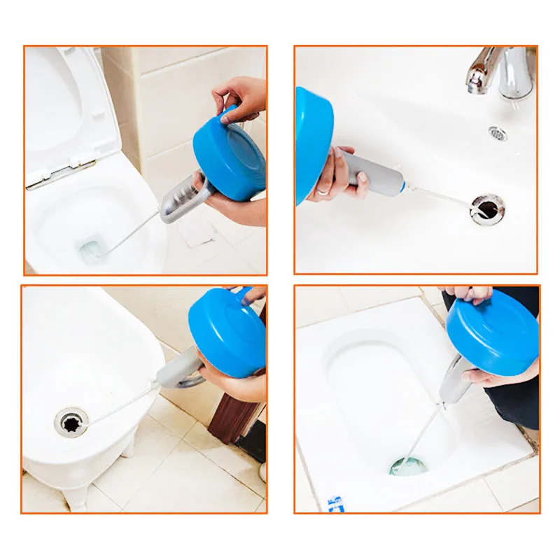 3M/5M/10M/13M Household hand-cranked sewer pipe dredger toilet toilet dredger dredge tool pipe dredge necessary