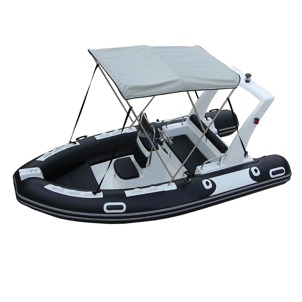 

4.3m Luxury Rigid Inflatable Boat 430 Fiberglass Hull Inflatable Rib Boats RIB-430B