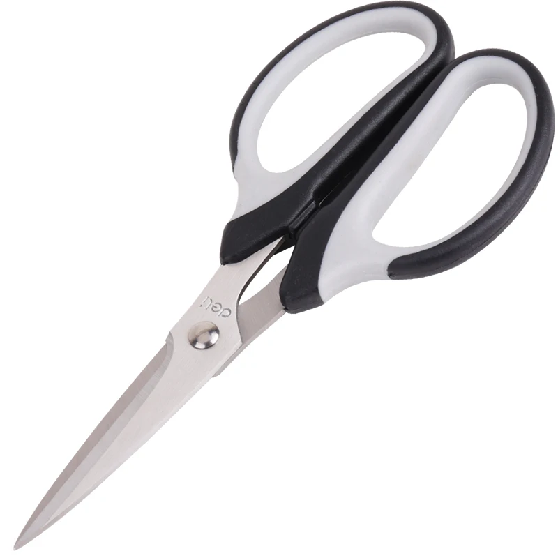 DELI Office Scissors Thick Blade Home Use Cloth Paper Cutting Tool Stationery Scissor