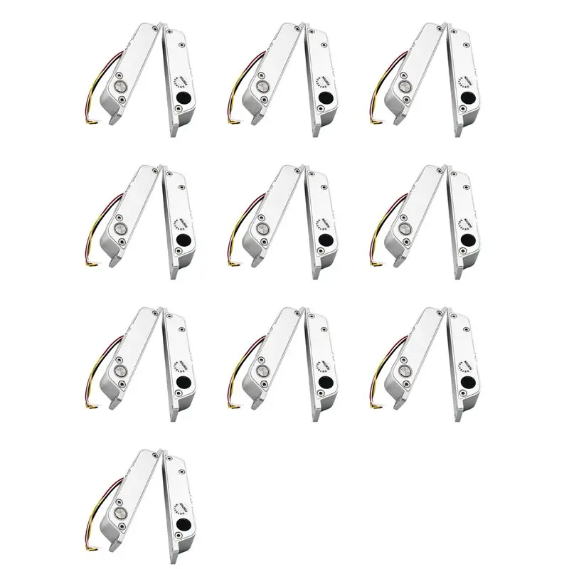 【ترويج】10X قفل مسمار كهربائي 4 أسلاك DC12V أقفال نقر إلكترونية قفل باب خشبي قفل باب Lron #1