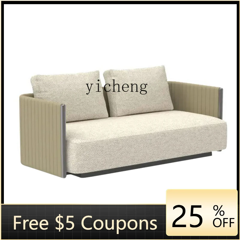 

ZZf Outdoor Garden Sofa Rope Woven Villa Garden Terrace B & B Coffee Shop Sunshine Room Sofa