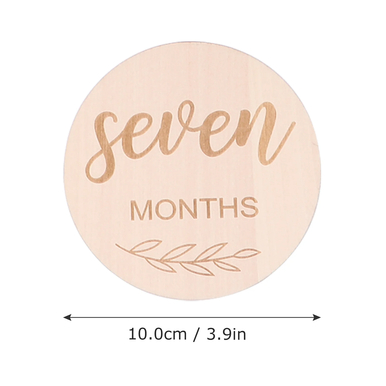 Sticker Photograph Wood Chips Baby Birth Cards Growth Recording Newborn Commemorative Birthday Milestone Monthly Pregnant Woman