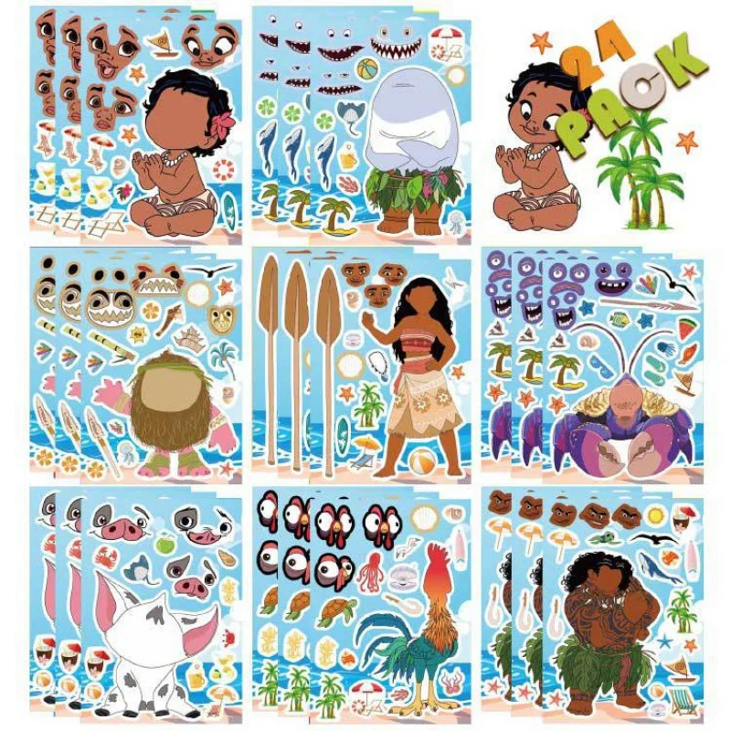 New Disney Moana Birthday Party Decoration Moana Theme Paper Cups Napkins Plates Backdrop Balloons Baby Shower for Kids Supplies