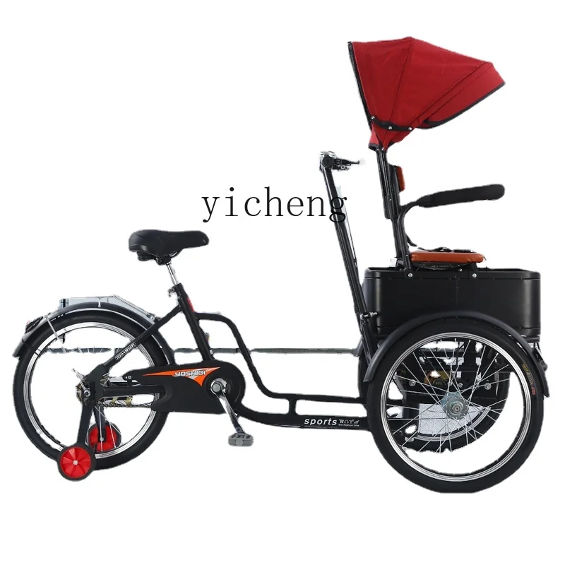 

Yy Portable Scooter Tricycle for Children's Shopping and Exercise