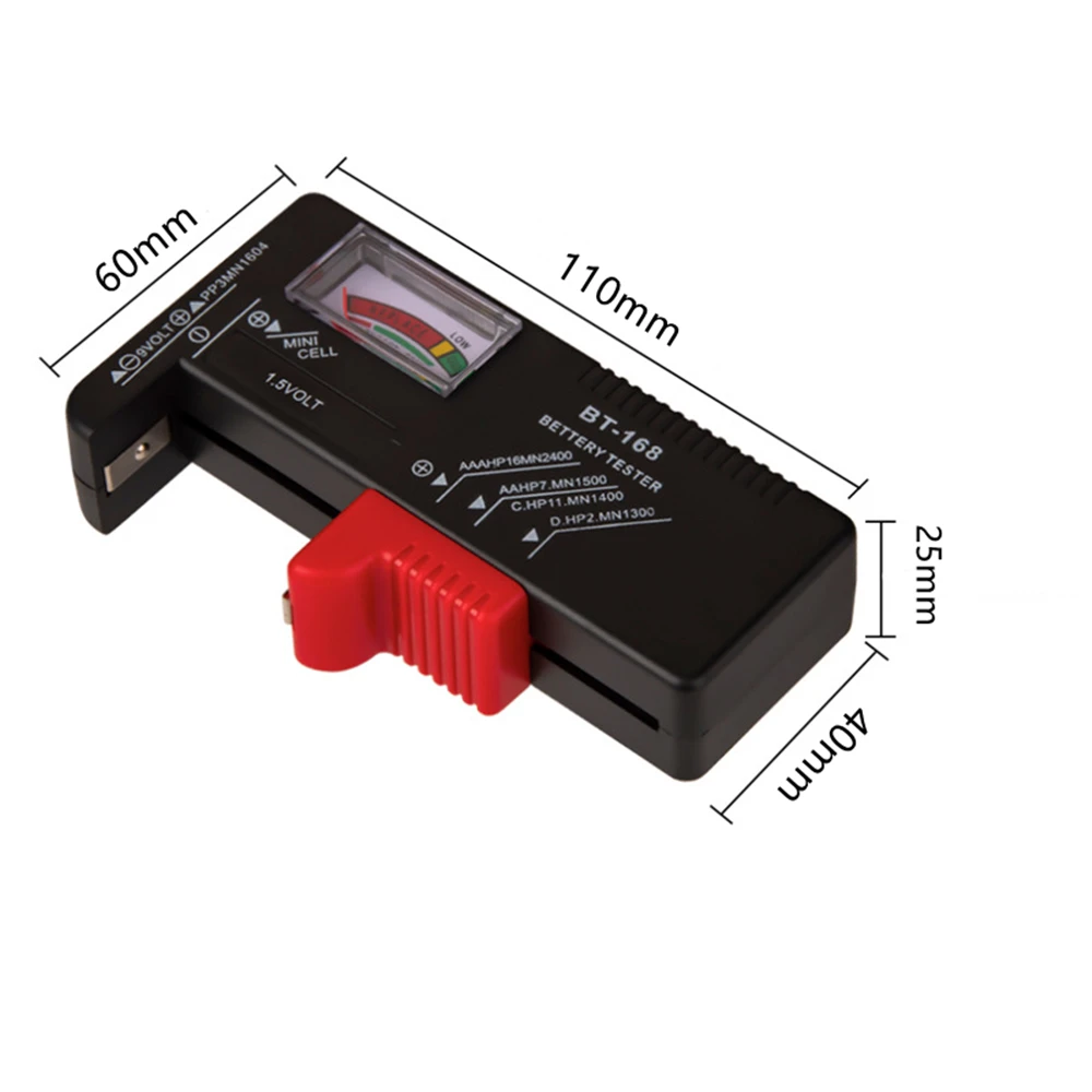 BT-168 Pro BT-168D BT-168 Digital Battery Tester LCD Display C D N AA AAA 9V 1.5V Button Cell Battery Capacity Check Detector