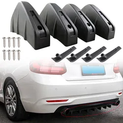 4Pcs Car Rear Bumper Spoiler Lip Modified Diffuser For Chrysler 200 300 300C 300M ASPEN CIRRUS CONCORDE Crossfire Grand Voyager