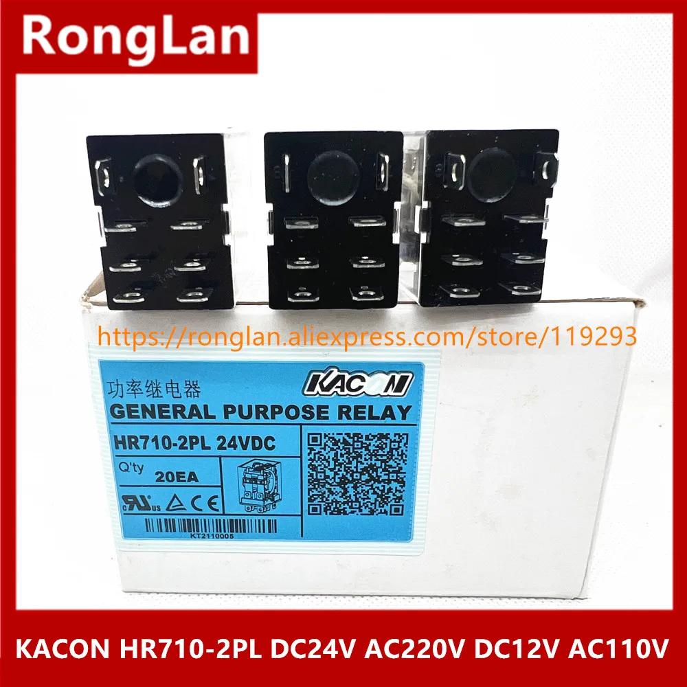 Imagem -04 - Kaikun-kaikun-kain Relé 8pin com Luz Dc24v Ac220v 12v Ac110v 10 Pcs Lot