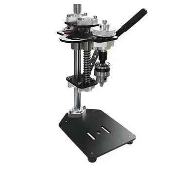 가정용 소형 마이크로 벤치 드릴 데스크탑, 미니 휴대용 브래킷 데스크탑, 220V AC 정밀도, DIY 가변 속도 드릴링 머신