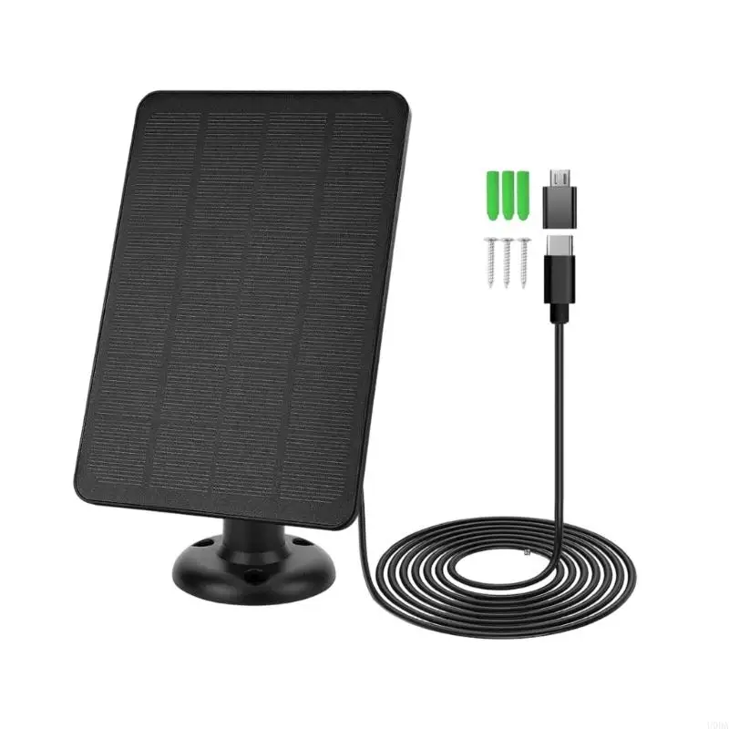 Efficient Solar Electrical Supply For Low Electricity Security Equipment Highlighting Usb CREATE To Tiny USB Link And IP65
