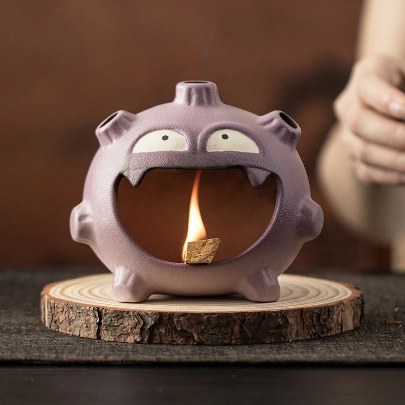 Funny Ceramic Aromatherapy Burner Cartoon Pockets Elf Wax Melter Scented Candle Holder Creative Fireplace Diffuser Home Decor