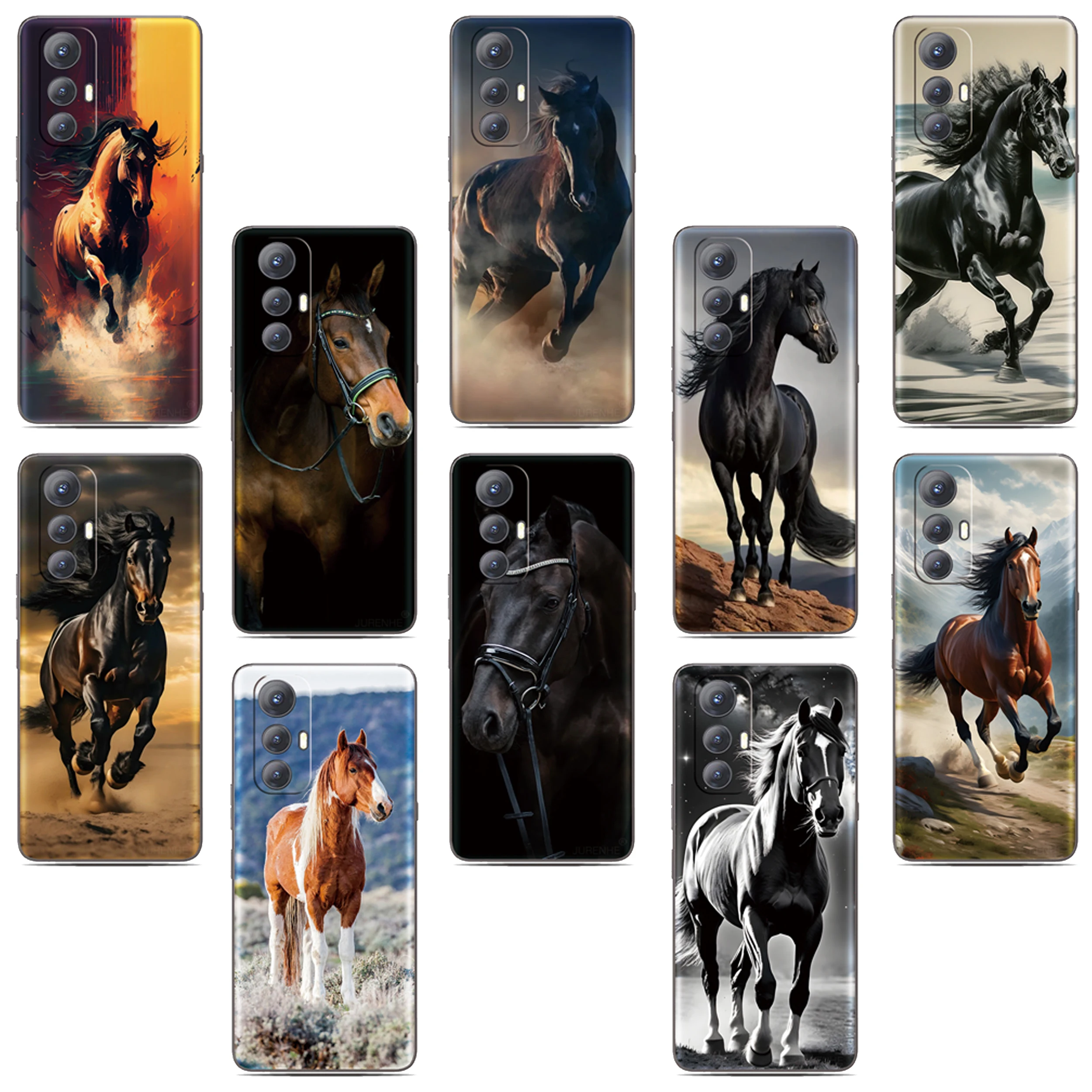 

Wild Horse Cover For Nothing Phone 2a Plus CMF 1 2 One Two OnePlus Nord CE 3 Lite 2 N300 N200 N100 10T 8T 8 Pro Back Case