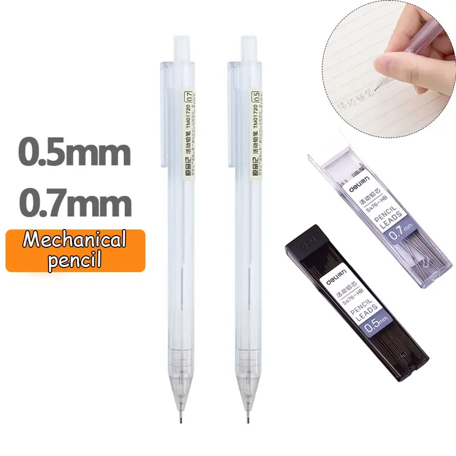 

apiz mecanico 2.0 pencil transparent Ins Mechanical Pencil 2B Writing pencil Art sketch exam school supplies Stationery