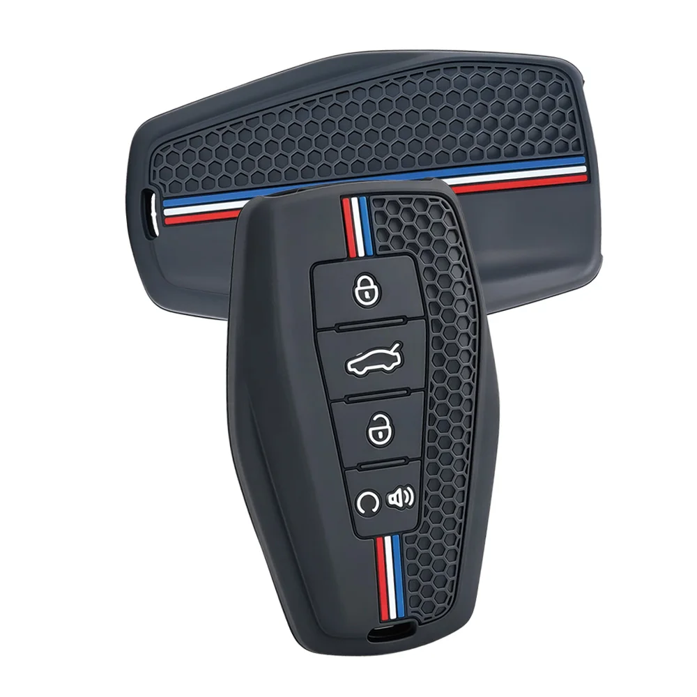 Protective Silicone Key Cover For Geely Coolray Emgrand GT GS S Monjaro Atlas Pro Azkarra Okavango Tugella Remote Protection