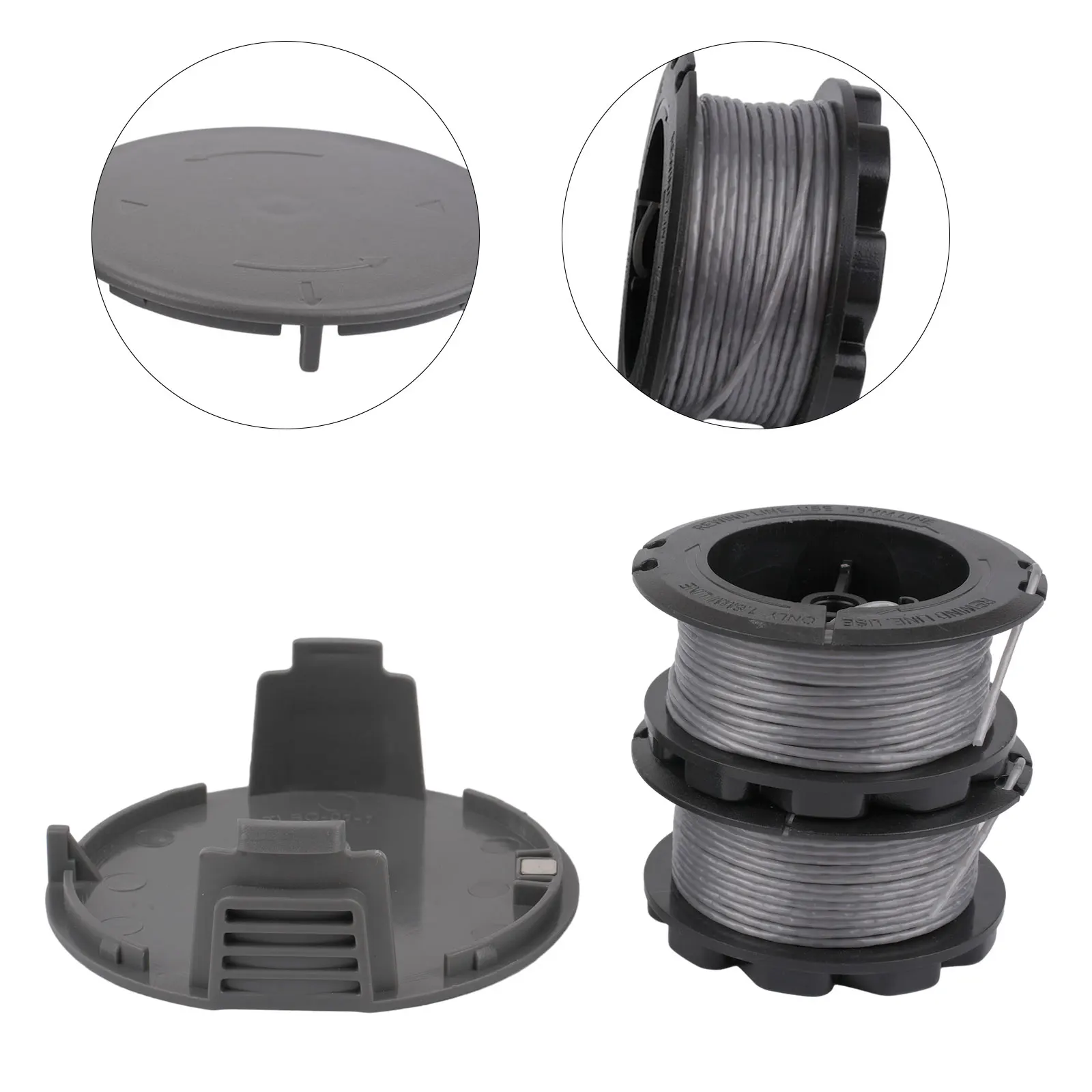 

Совершенно новый для Bosch UniversalGrassCut 18 2* крышка для катушек изысканная травяная линия Лидер продаж популярная надежная 06008C1D01