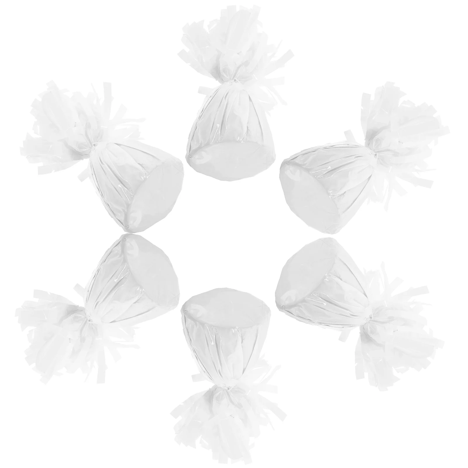 6 Pcs Number Balloons Bearing Block Floating Pendant Holiday Party Decoration Supplies (White) 6pcs Accessory Wedding Weights