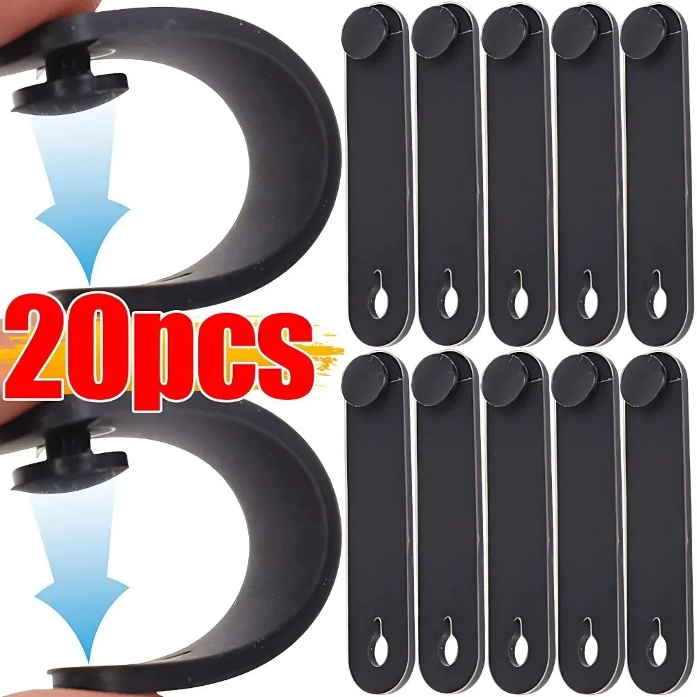Universal Rubber Strap Reusable Cable Tie for Motorcycle Bicycle ATV Wire Management Brake Line Holder Frame Fastener Accessory
