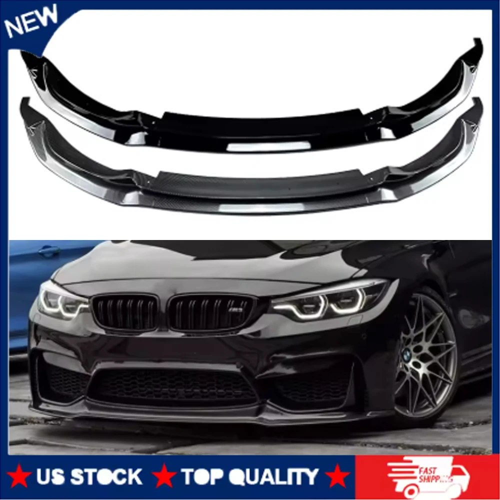 

For BMW F80 M3 F82 F83 M4 2015 2016 2017 2018 2019 2020 Car Front Bumper Spoiler Lip Diffuser Splitter Body Kits
