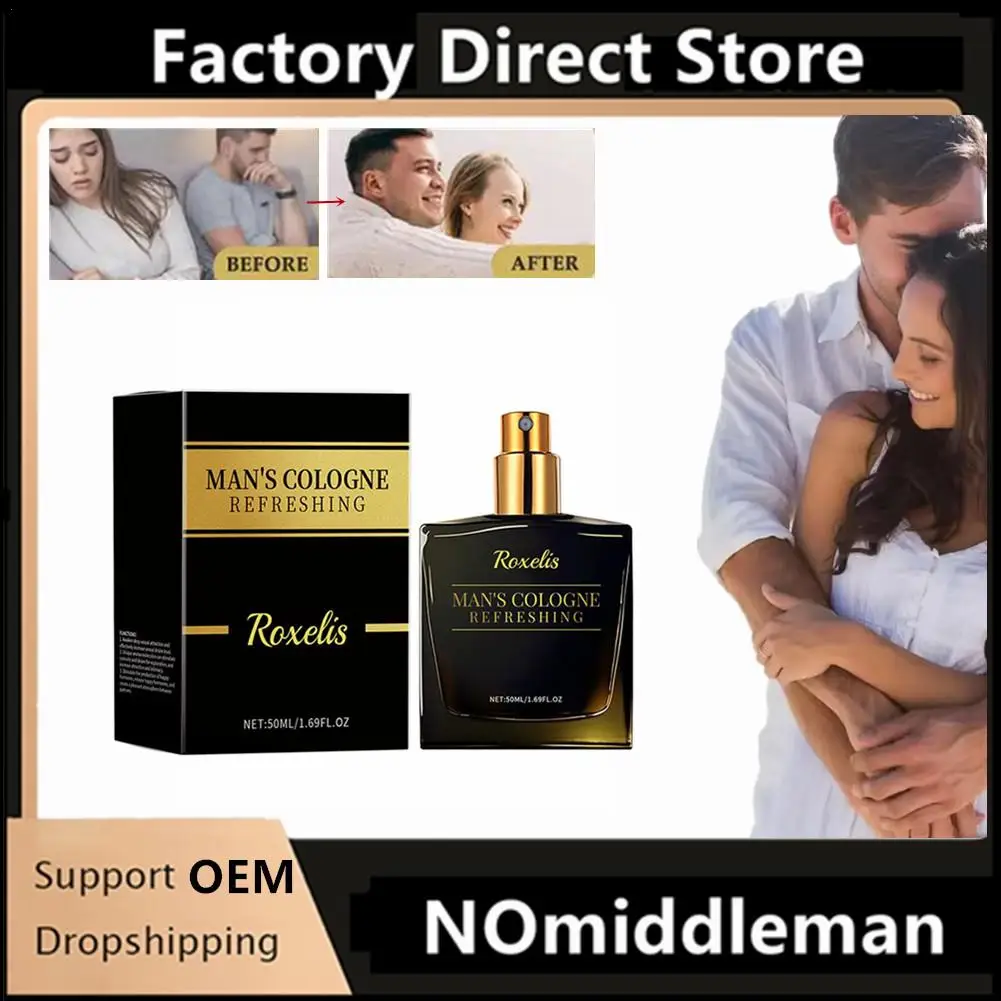 Perfume para hombres, citas, coqueteo, fragancia de feromonas de larga duración, atrae mujeres, desodorante estimulante sexual Unisex, Perfume de Colonia