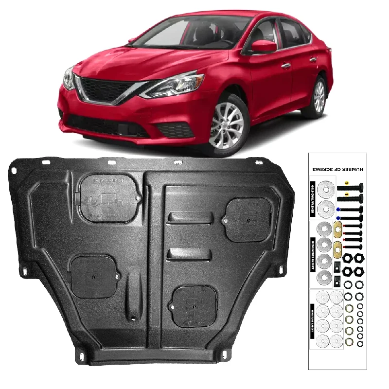 

Черный брызговик под двигателем для Nissan Sentra Sylphy 2009-2019 л