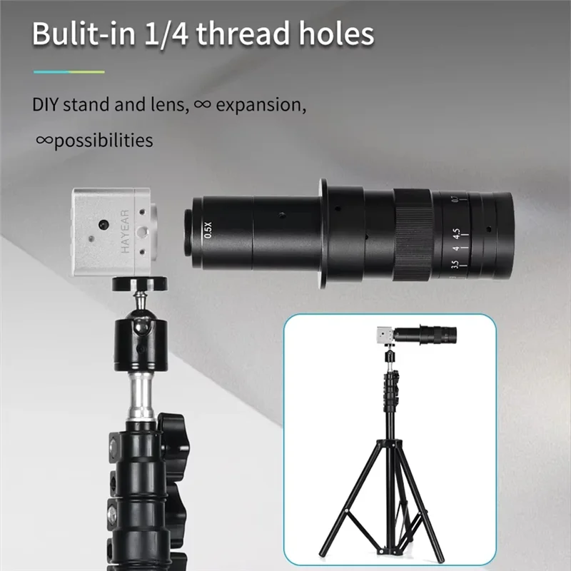 

M18K-Industrial Electronic Eyepiece Camera 4K UHD HY-6210S USB Digital Microscope 41MP With Remote Control