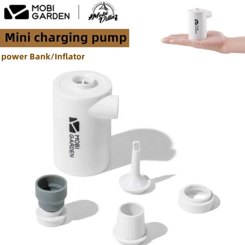 

Mobi Garden high power Mini portable charging pump charging treasure outdoor USB electric inflatable bed air mattress air drum