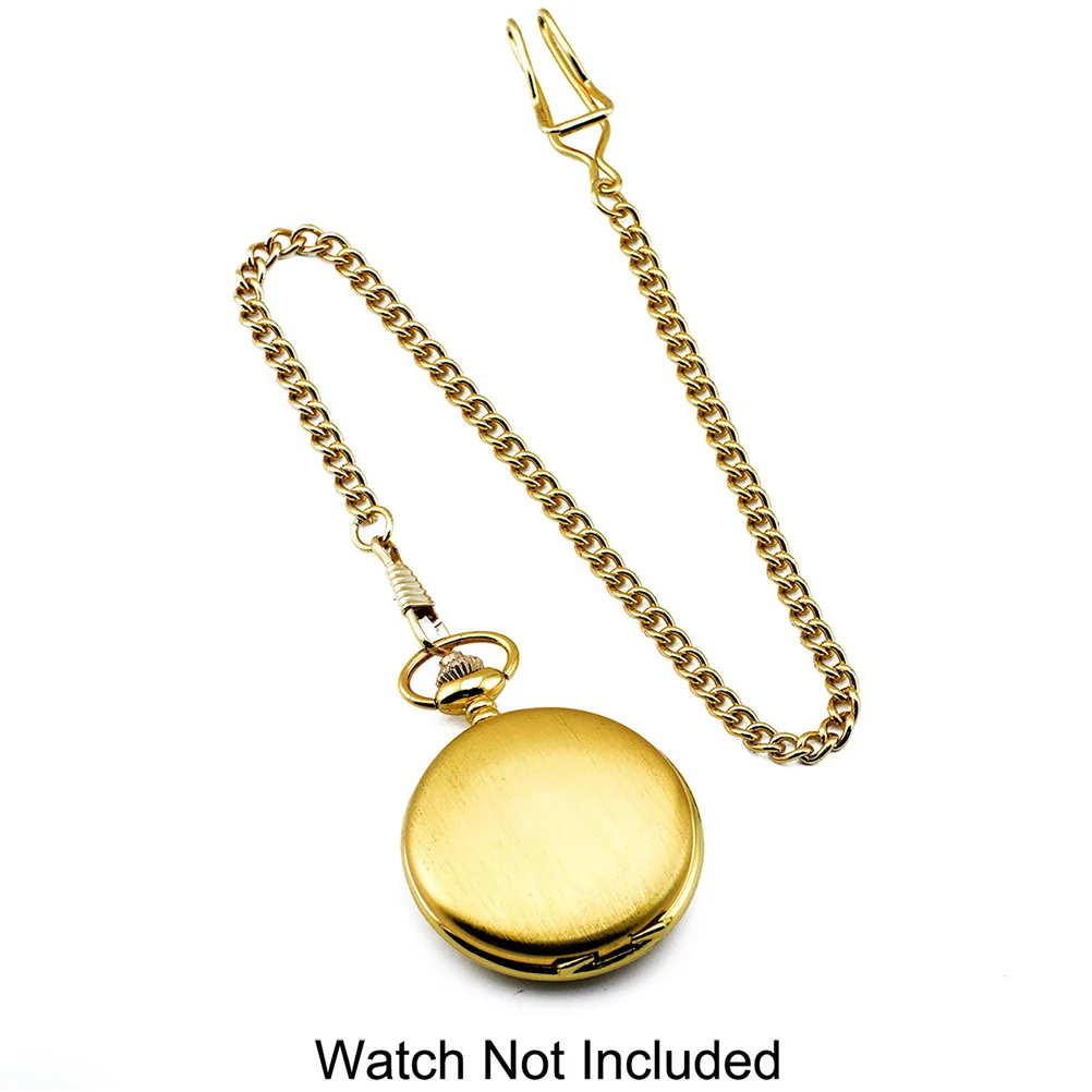 4Pcs 39CM Pocket Watch Chains Fashion Practical Jeans Belt Chains for Men Metal Pocket Watch Chain Key Chain Retro Style