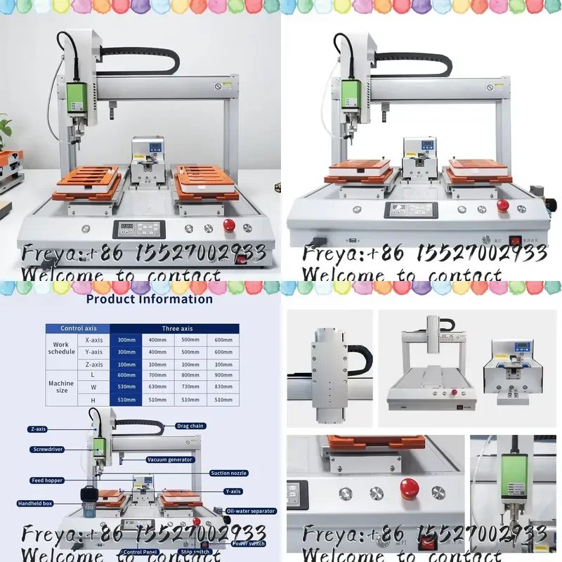 Dual Station Automatic Screw Feeder for High Speed Consistent Fastening in Production Line Batch Assembly
