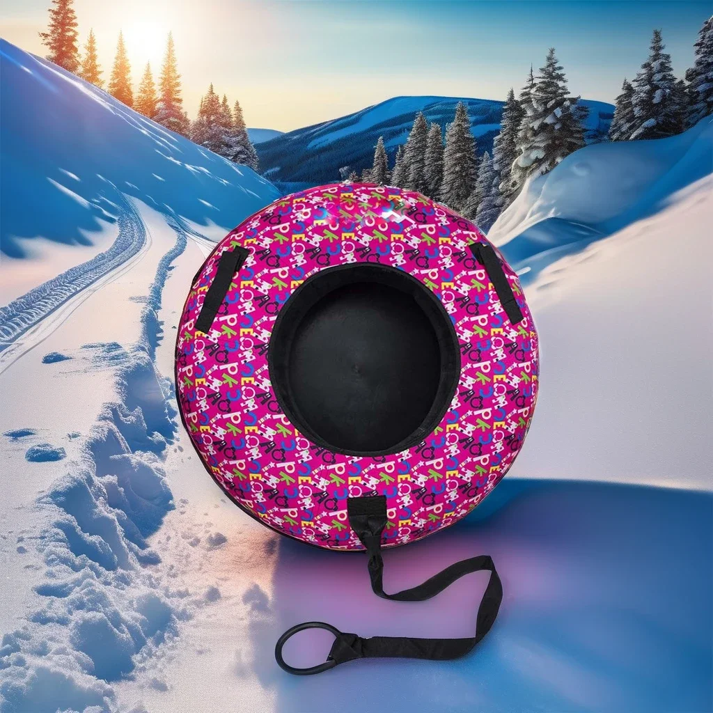 Winter Outdoor Sledding Sports Fun Winter Fun Snow Tube Hot Sell 80CM 90CM 100CM 120CM Snow Tube