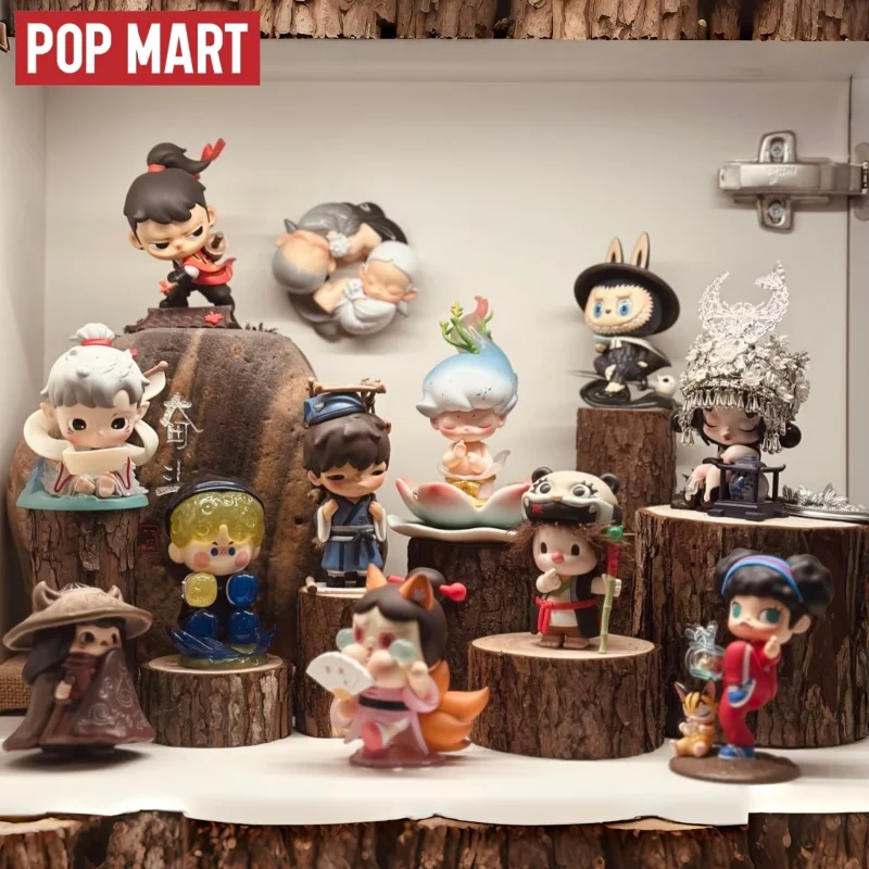 

Original Stock POPMART 14th Anniversary Commemorative Edition No Double Town Blind Box Chinese Style Martial Arts Dream Gift