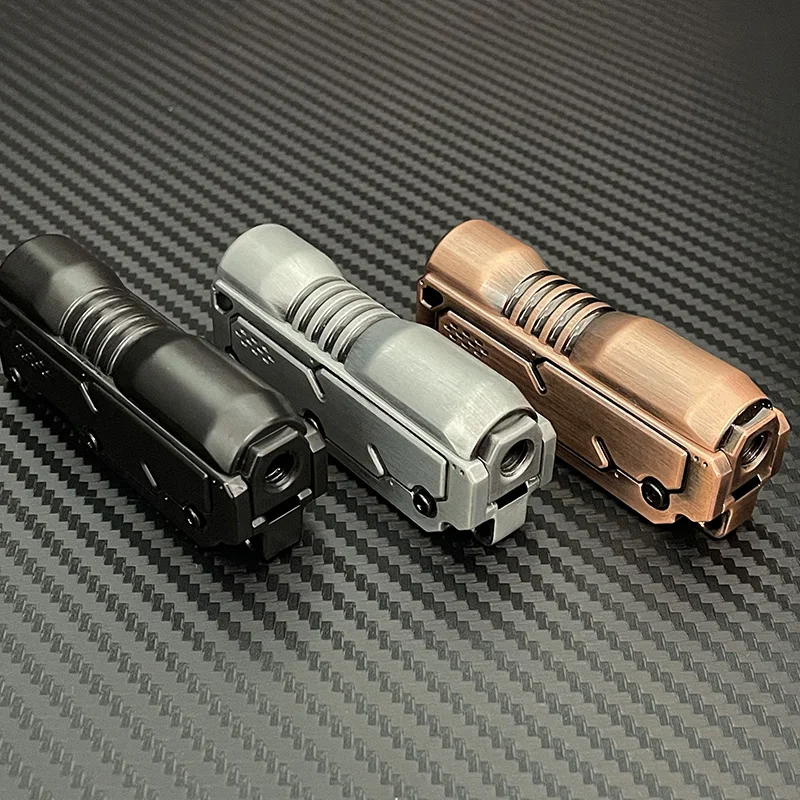 Muzzle EDC Fidget Slider Zinklegierung Fidget Toys ADHS Tool Stressabbau- und Entspannungsspielzeug für Erwachsene Freizeit Push Slider