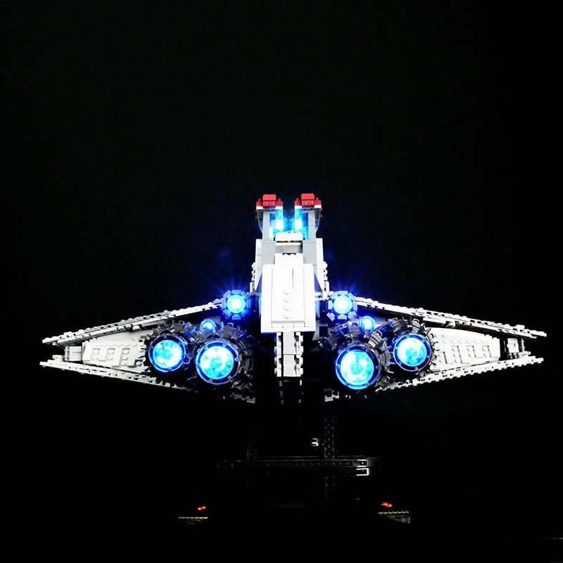 Kit de luz LED para LEGO 75367 Venator Class Republic Attack Cruiser Presente de Natal (não inclui modelo de conjuntos de tijolos de bloco de construção)