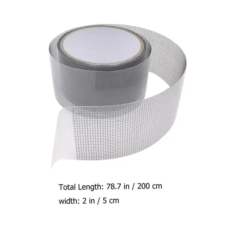 1 Roll Self Adhesive Window Fiberglass Repair Kit Door Net Screen Patch Repair Anti-Insect Mosquito Mesh